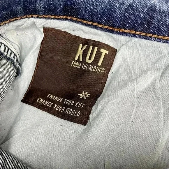 Kut from the Kloth  High Rise Button Fly Denim Shorts sz 24 W - Picture 4 of 7